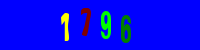Blue Captcha Image