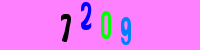 Blue Captcha Image