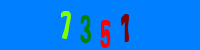 Blue Captcha Image