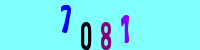 Blue Captcha Image