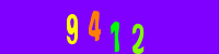 Blue Captcha Image