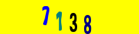 Blue Captcha Image