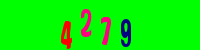 Blue Captcha Image