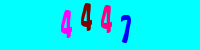 Blue Captcha Image
