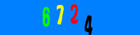 Blue Captcha Image