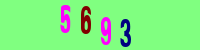 Blue Captcha Image